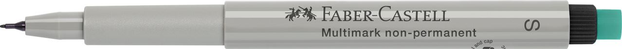 Faber-Castell - Rotulador multifuncional no permanente Multimark, S, negro