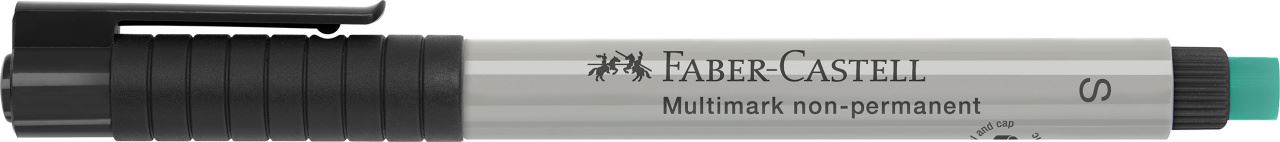 Faber-Castell - Rotulador multifuncional no permanente Multimark, S, negro