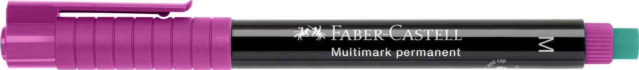 Faber-Castell - Rotulador multifuncional permanente Multimark, M, violeta