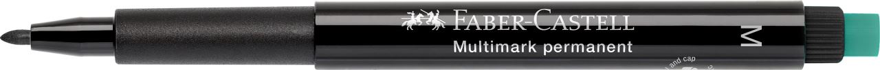 Faber-Castell - Rotulador multifuncional permanente Multimark, M, negro