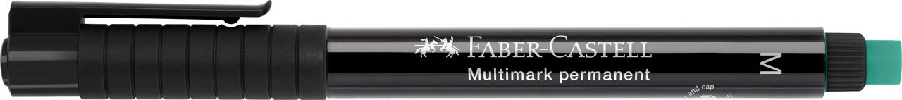 Faber-Castell - Rotulador multifuncional permanente Multimark, M, negro