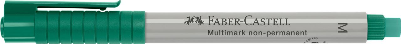 Faber-Castell - Rotulador multifuncional no permanente Multimark, M, verde