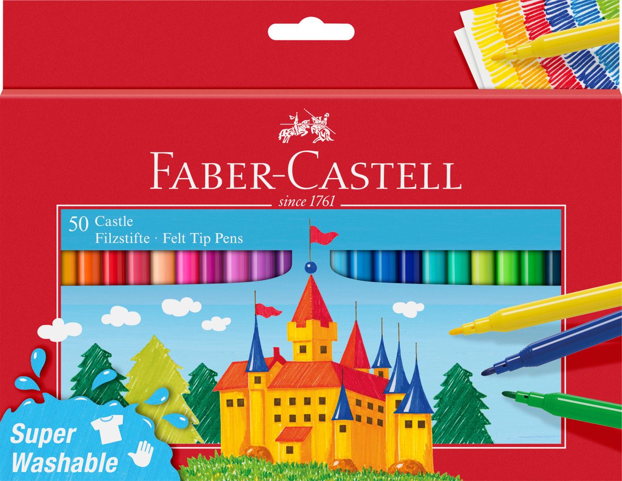 Faber-Castell - Rotulador Castle estuche de 50