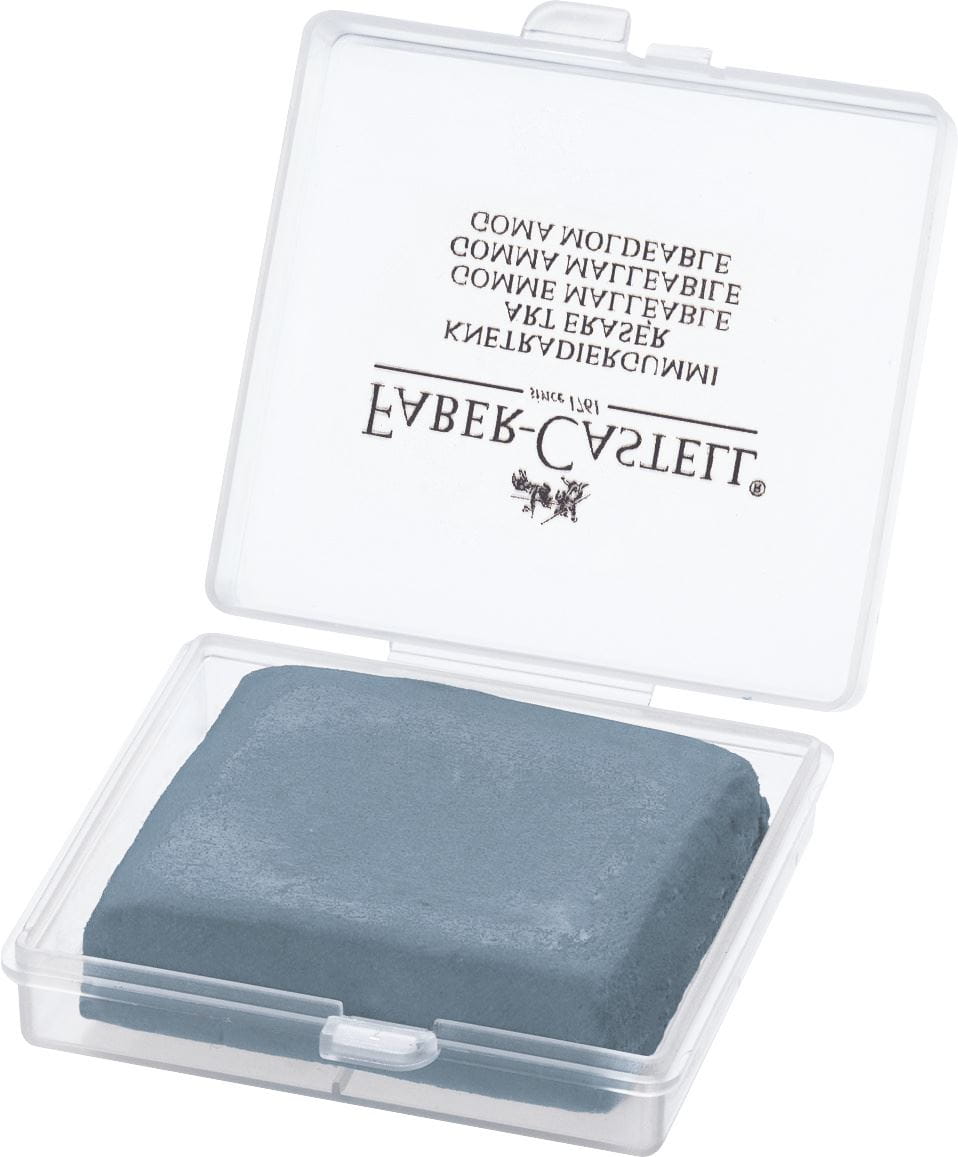Faber-Castell - Goma moldeable gris para artistas en estuche