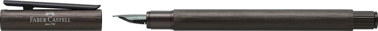 Faber-Castell - Pluma estilográfica Neo Slim Aluminio gun metal M