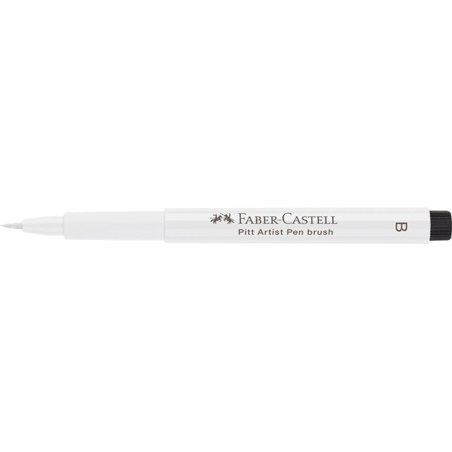 Faber-Castell - Rotulador Pitt Artist Pen Brush, blanco