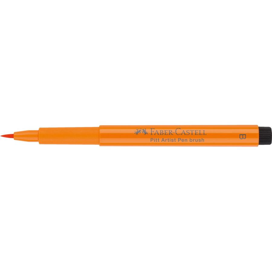Faber-Castell - Rotulador Pitt Artist Pen Brush, naranja transparente