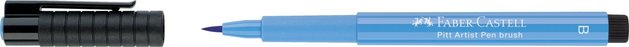 Faber-Castell - Rotulador Pitt Artist Pen Brush, azul esmalte