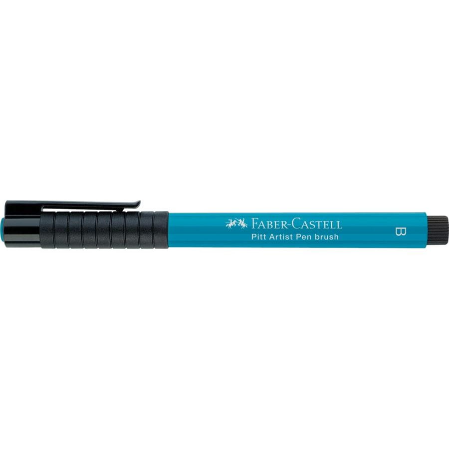 Faber-Castell - Rotulador Pitt Artist Pen Brush, turquesa de cobalto