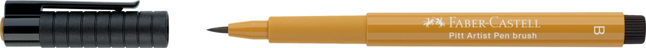 Faber-Castell - Rotulador Pitt Artist Pen Brush, verde dorado
