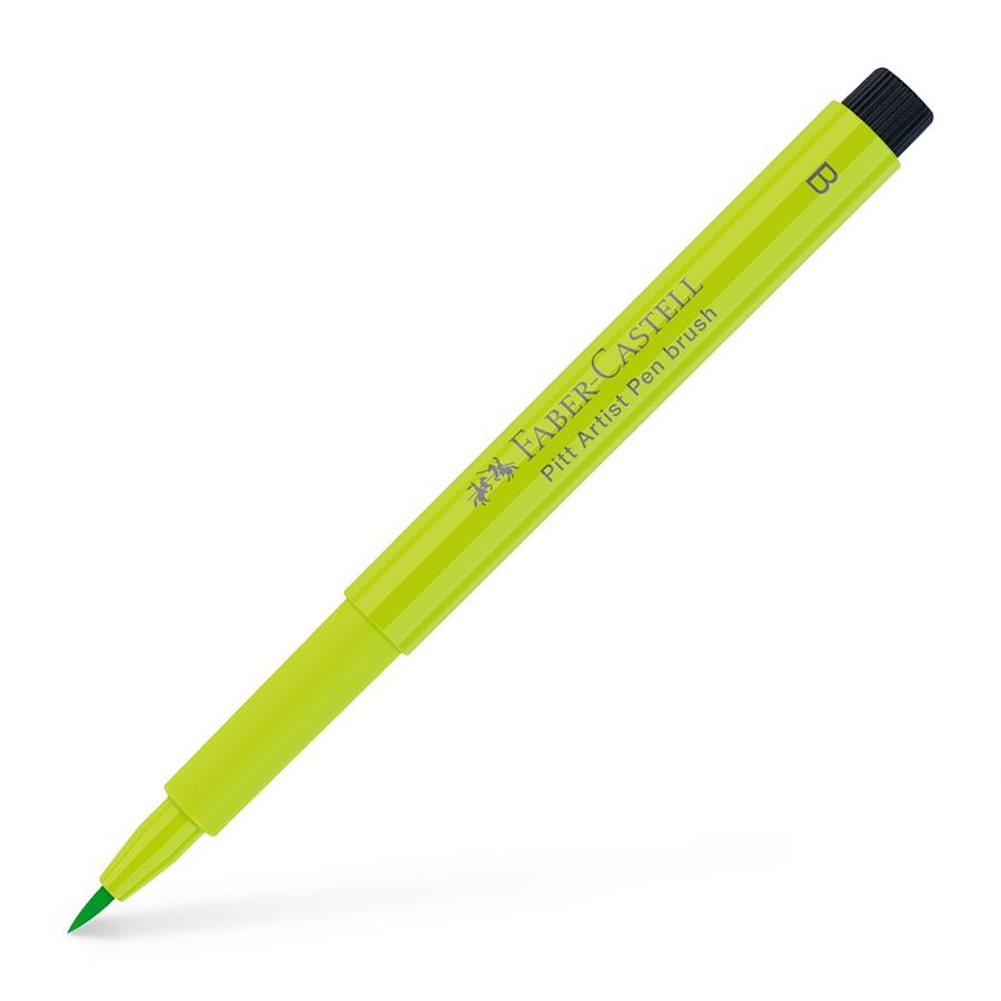 Faber-Castell - Rotulador Pitt Artist Pen Brush, verde claro