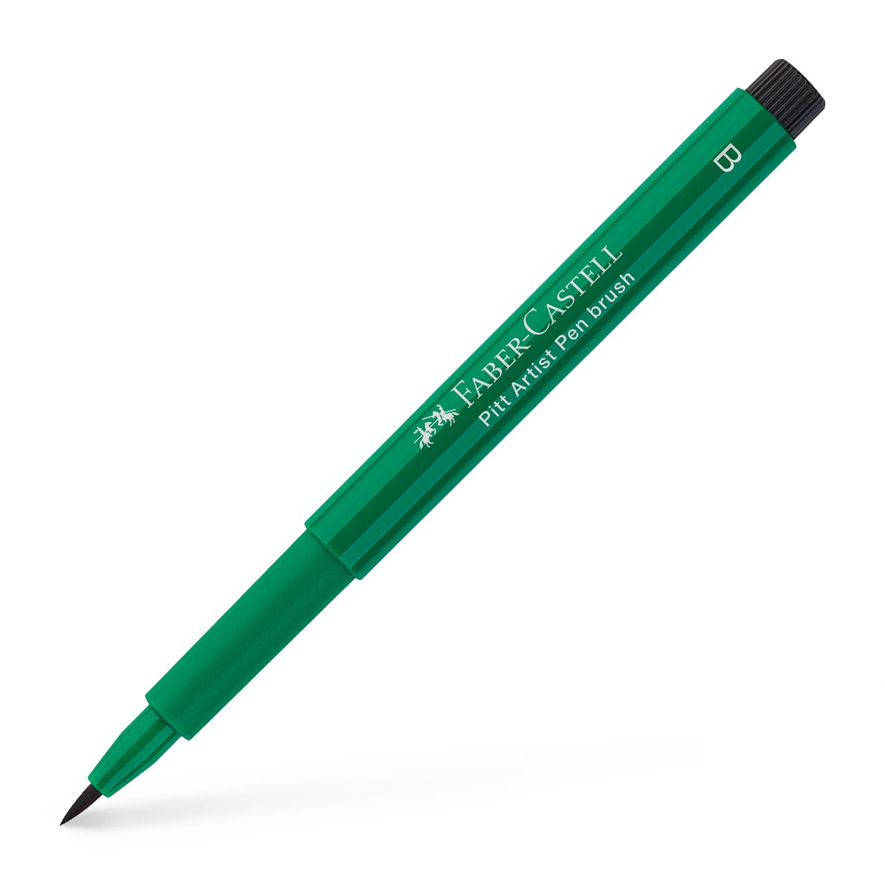 Faber-Castell - Rotulador Pitt Artist Pen Brush, verde ptalocianina oscuro