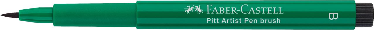 Faber-Castell - Rotulador Pitt Artist Pen Brush, verde ptalocianina oscuro