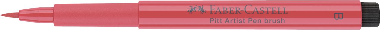 Faber-Castell - Rotulador Pitt Artist Pen rojo oscuro punta B