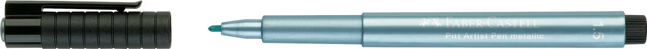 Faber-Castell - Rotulador Pitt Artist Pen Metallic 1,5 azul metálico