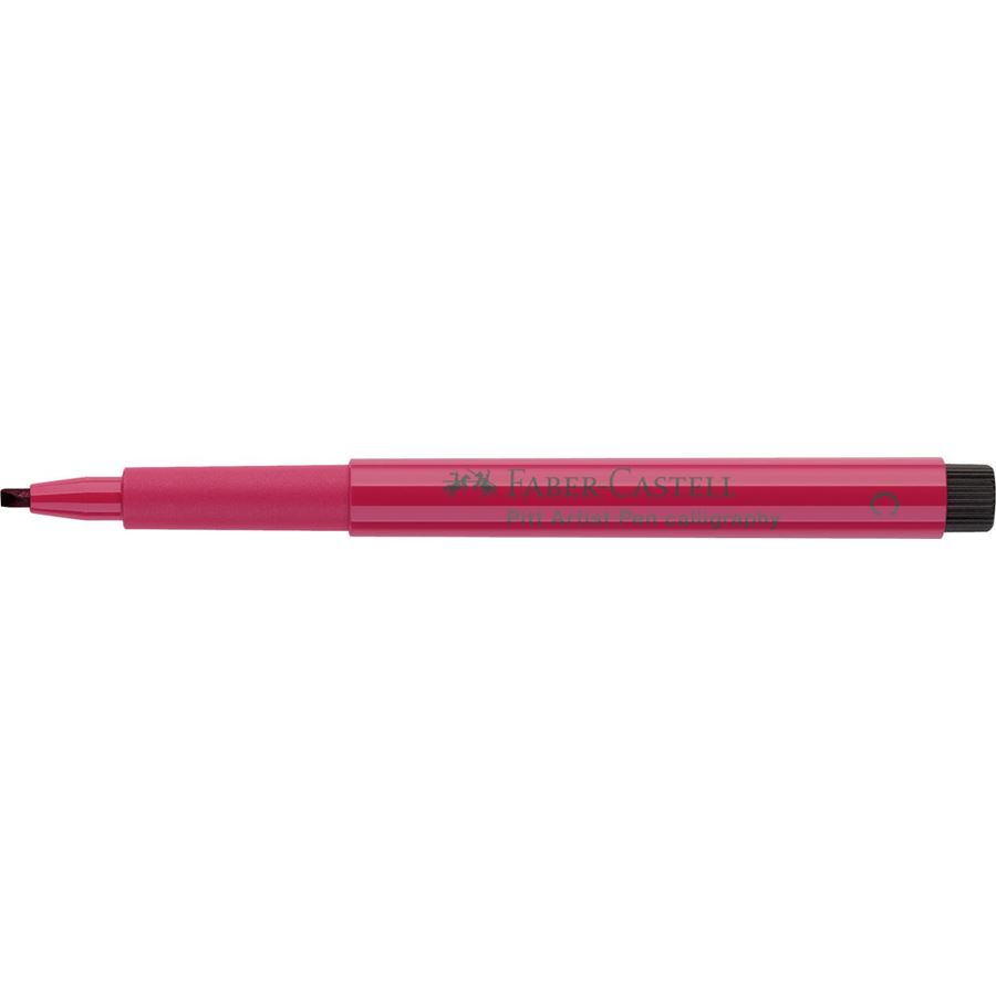 Faber-Castell - Rotulador Pitt Artist Pen Calligraphy, rosa carmín