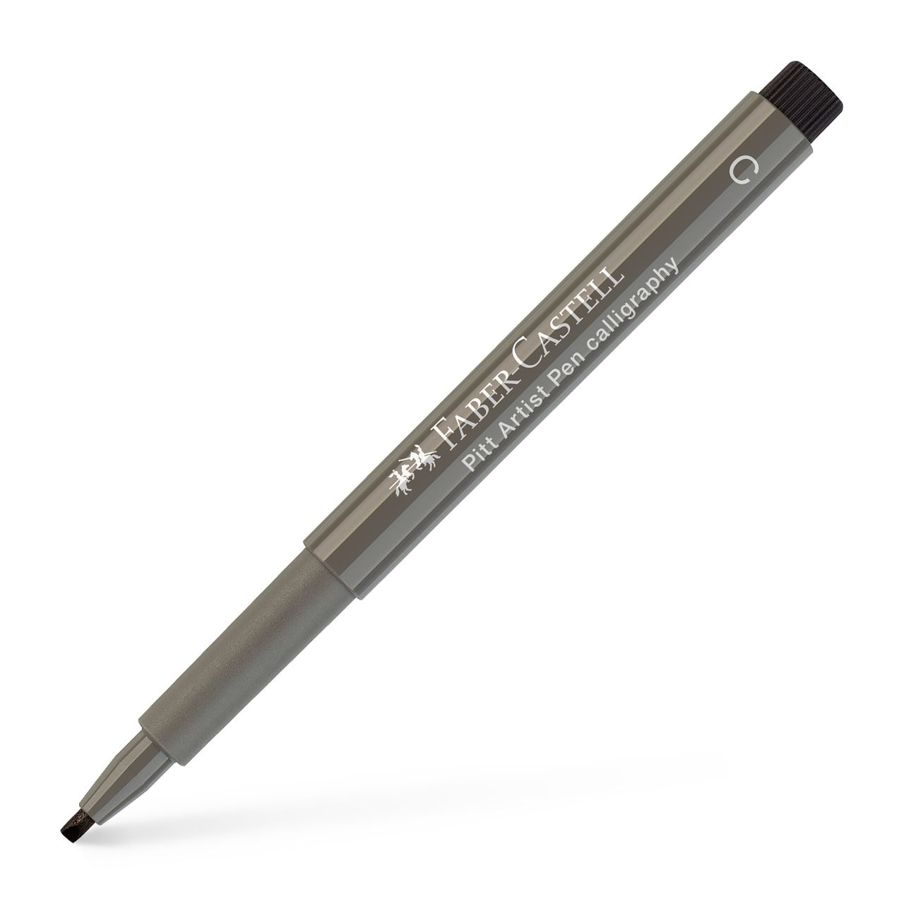 Faber-Castell - Rotulador Pitt Artist Pen Calligraphy, gris cálido IV