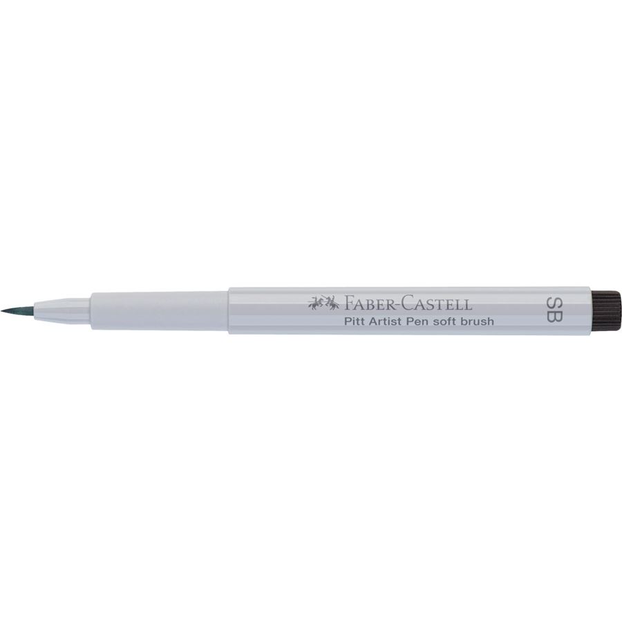 Faber-Castell - Rotulador Pitt Artist Pen Soft Brush, gris frío I