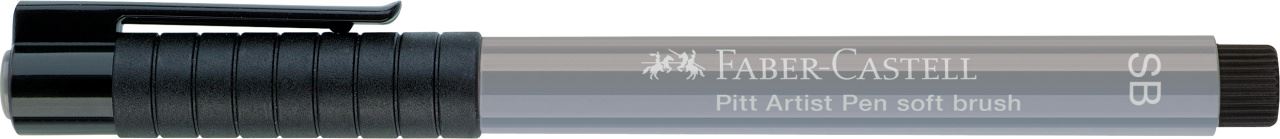 Faber-Castell - Rotulador Pitt Artist Pen Soft Brush, gris frío III