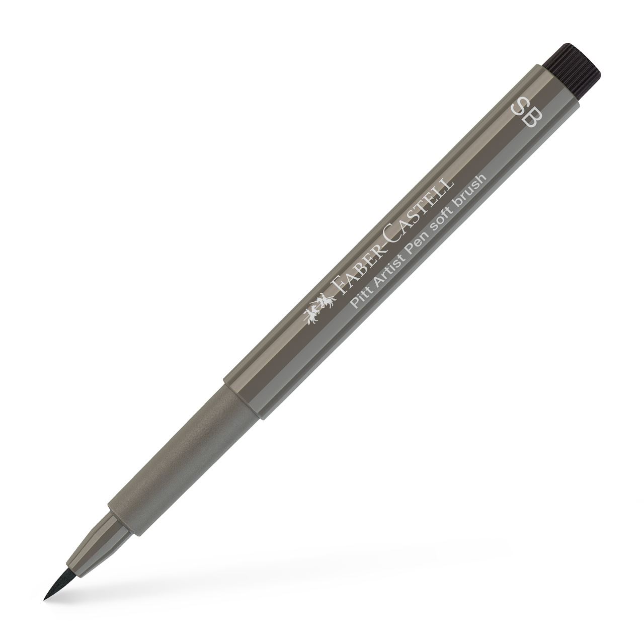 Faber-Castell - Rotulador Pitt Artist Pen Soft Brush, gris cálido IV