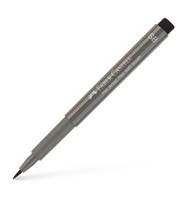Faber-Castell - Rotulador Pitt Artist Pen Soft Brush, gris cálido IV