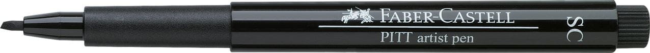 Faber-Castell - Rotulador Pitt Artist Pen Soft Calligraphy, negro
