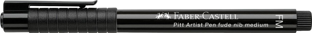 Faber-Castell - Rotulador Pitt Artist Pen Fude Medio, negro