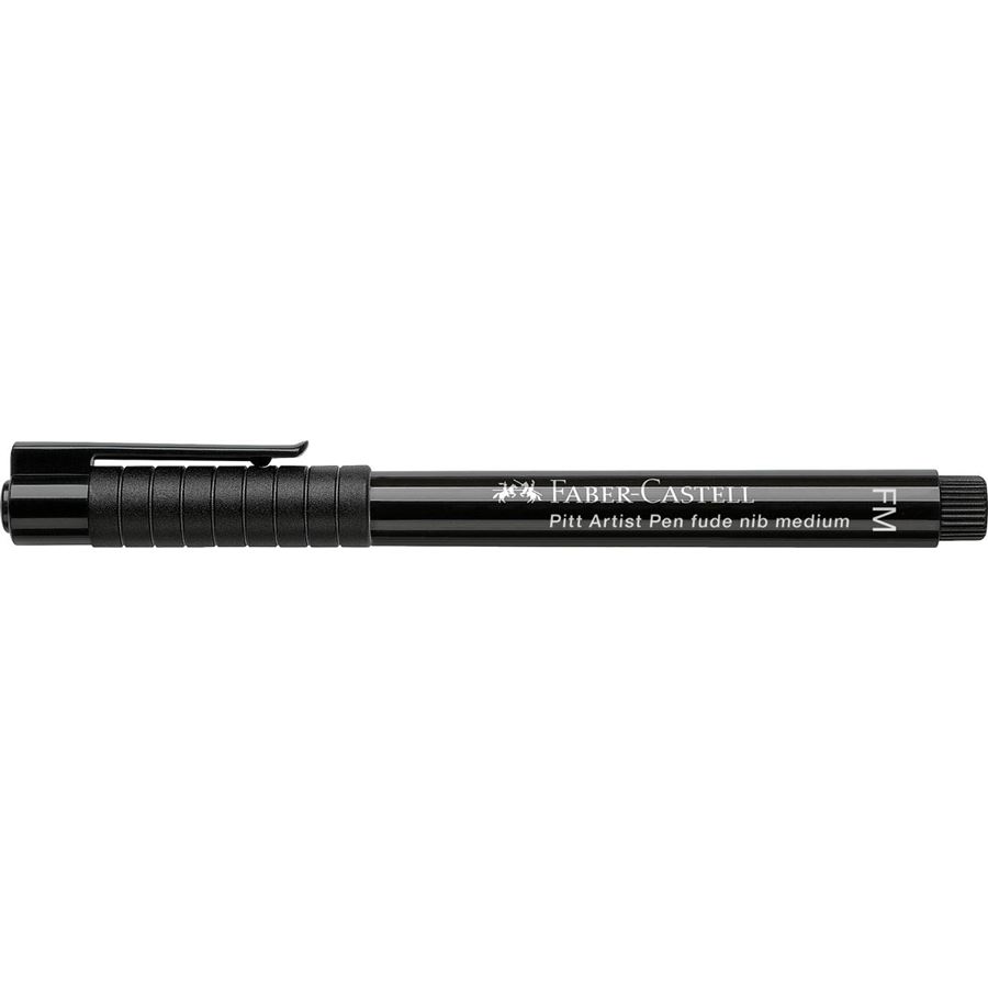 Faber-Castell - Rotulador Pitt Artist Pen Fude Medio, negro