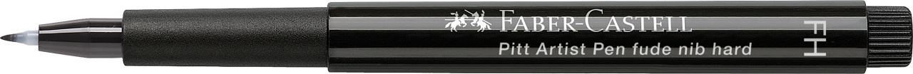 Faber-Castell - Rotulador Pitt Artist Pen Fude duro, negro