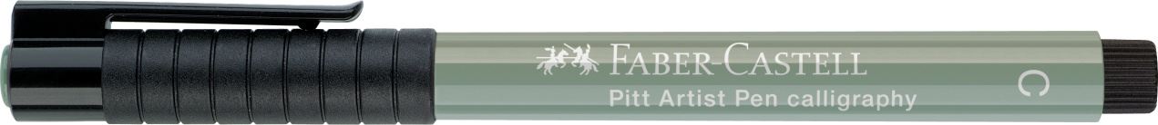 Faber-Castell - Rotulador Pitt Artist Pen Calligraphy, gris cálido III