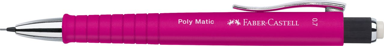 Faber-Castell - Portaminas Poly Matic, 0,7 mm, rosa