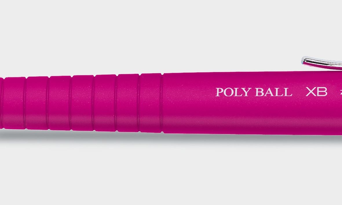 Faber-Castell - Bolígrafo Poly Ball Colours, XB, rosa