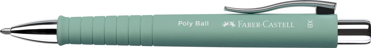 Faber-Castell - Bolígrafo Poly Ball Colours, XB, verde menta