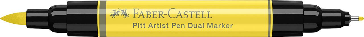 Faber-Castell - Pitt Artist Pen Dual Marker, amarillo claro transparente