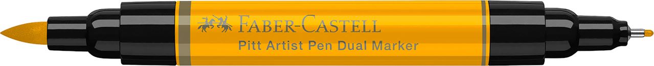 Faber-Castell - Pitt Artist Pen Dual Marker, amarillo de cromo oscuro
