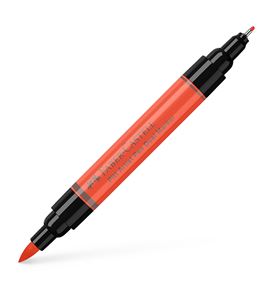 Faber-Castell - Pitt Artist Pen Dual Marker, rojo de cadmio
