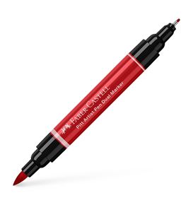 Faber-Castell - Pitt Artist Pen Dual Marker, rojo escarlata oscuro