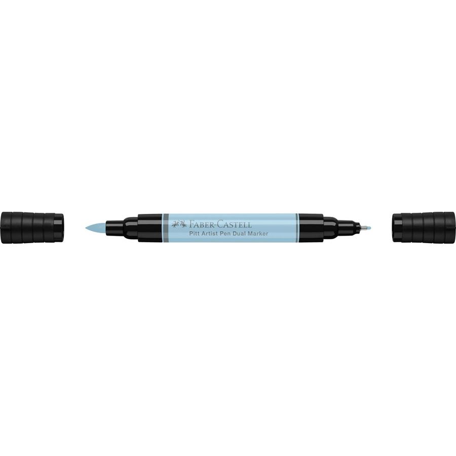 Faber-Castell - Pitt Artist Pen Dual Marker, azul hielo