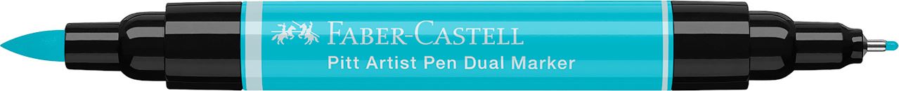 Faber-Castell - Pitt Artist Pen Dual Marker, turquesa de cobalto claro
