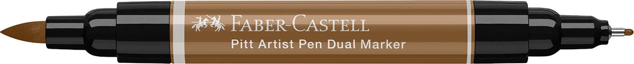 Faber-Castell - Pitt Artist Pen Dual Marker, tierra de sombra natural