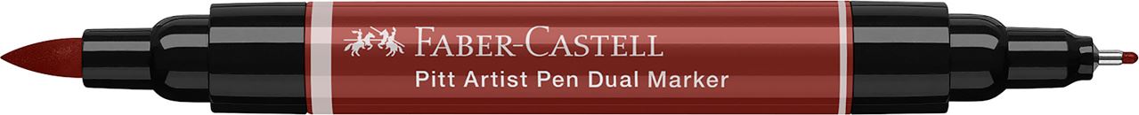 Faber-Castell - Pitt Artist Pen Dual Marker, rojo indio