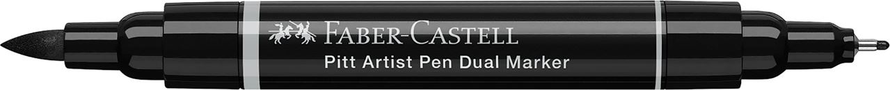 Faber-Castell - Pitt Artist Pen Dual Marker, negro