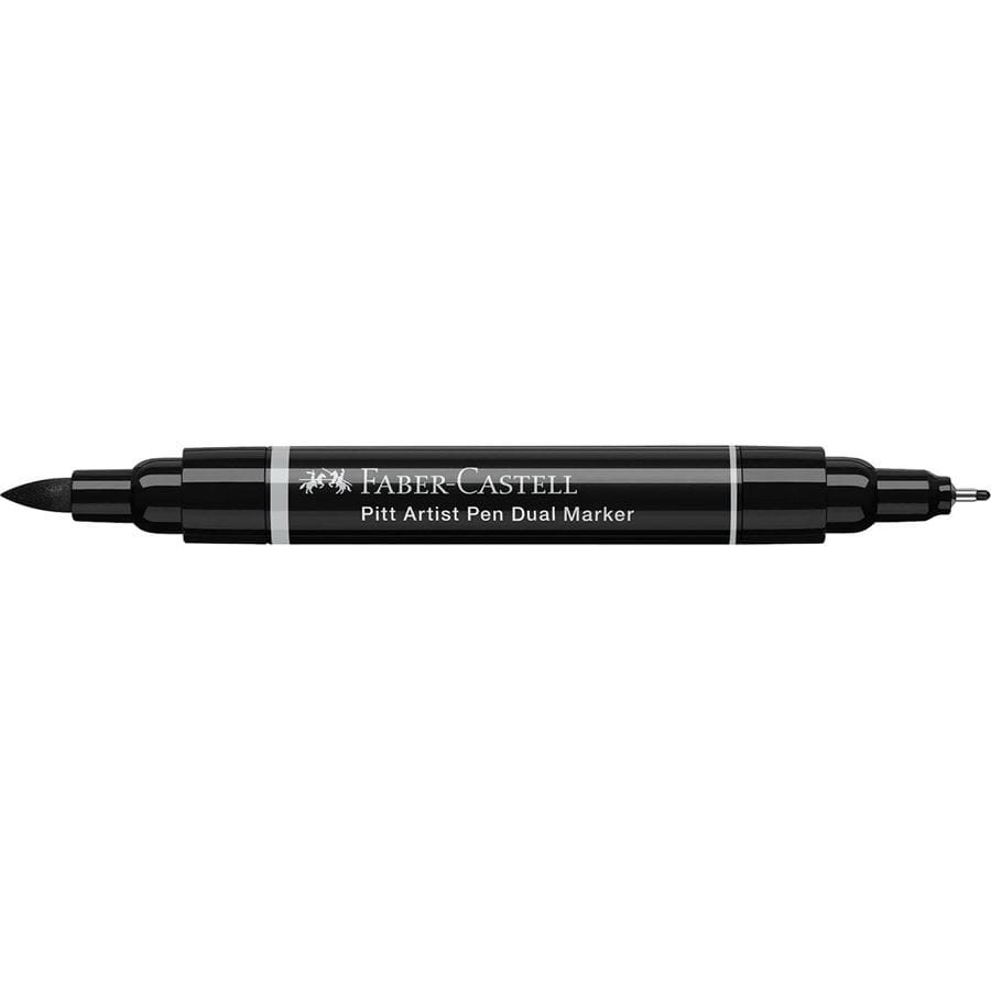 Faber-Castell - Pitt Artist Pen Dual Marker, negro