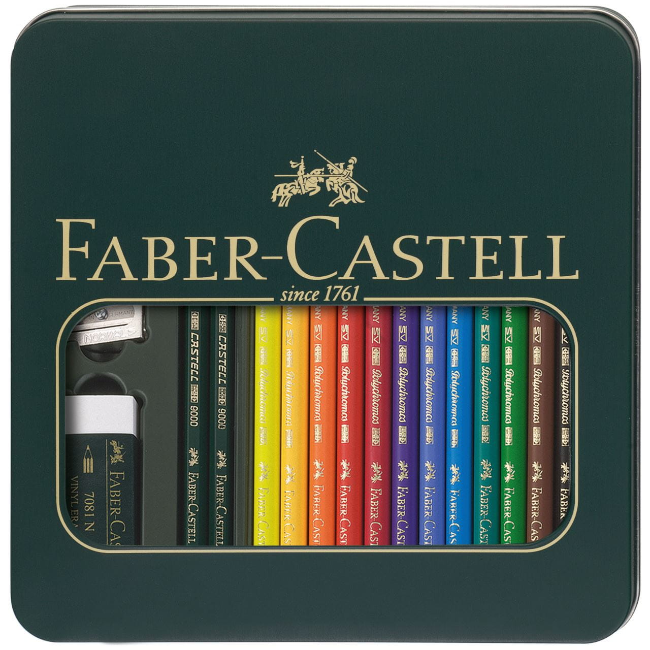 Faber-Castell - Estuche promoción Polychromos + Castell 9000