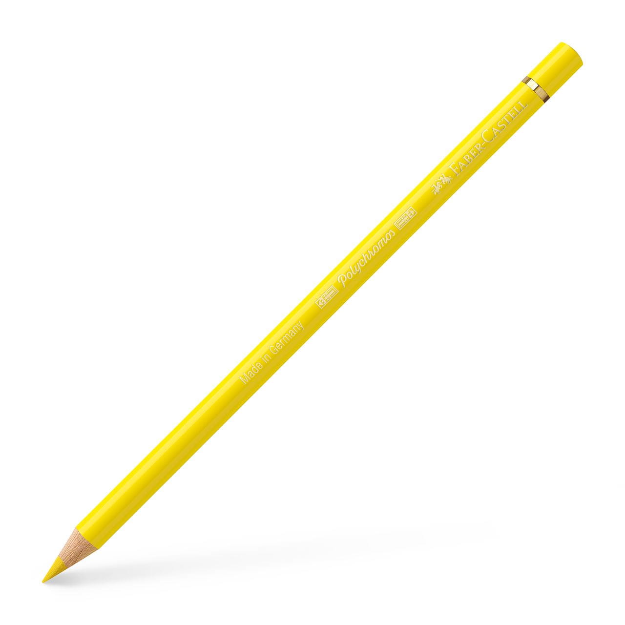 Faber-Castell - Lápiz de color Polychromos, 106 amarillo de cromo claro