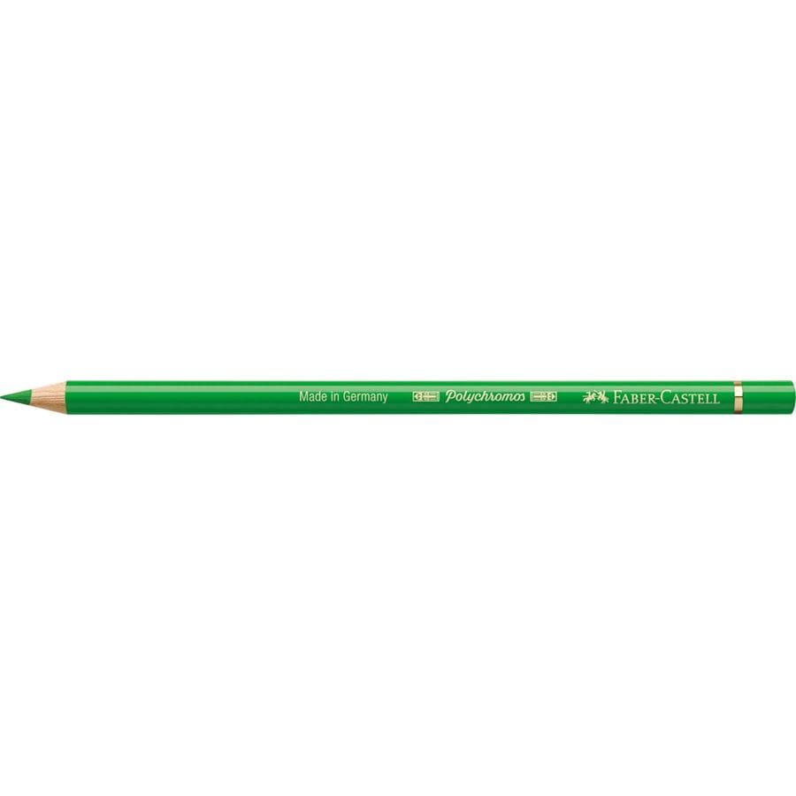 Faber-Castell - Lápiz de color Polychromos, 112 verde hoja