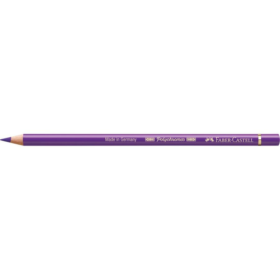 Faber-Castell - Lápiz de color Polychromos, 136 violeta púrpura