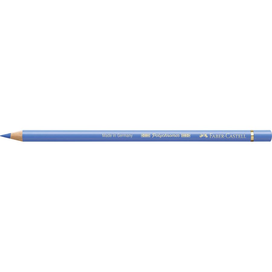 Faber-Castell - Lápiz de color Polychromos, 140 azul ultramar claro