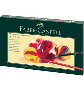 Faber-Castell - Juego regalo con 24 lápices de color Polychromos