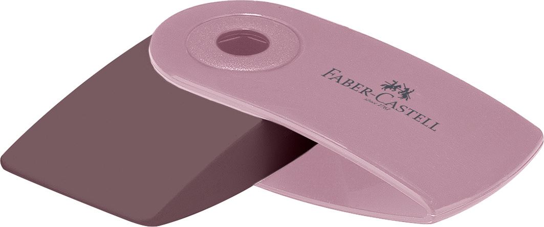 Faber-Castell - Goma de borrar Sleeve Mini, 3 colores harmony